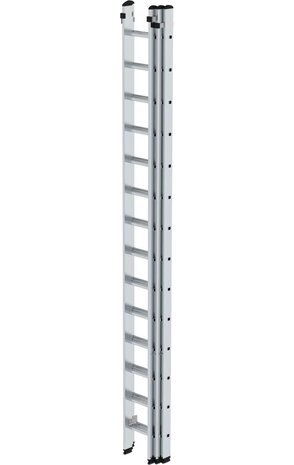 Roossien 3-delige aluminium opsteekladder, 3x14 sporten