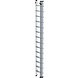 Roossien 3-delige aluminium opsteekladder, 3x14 sporten