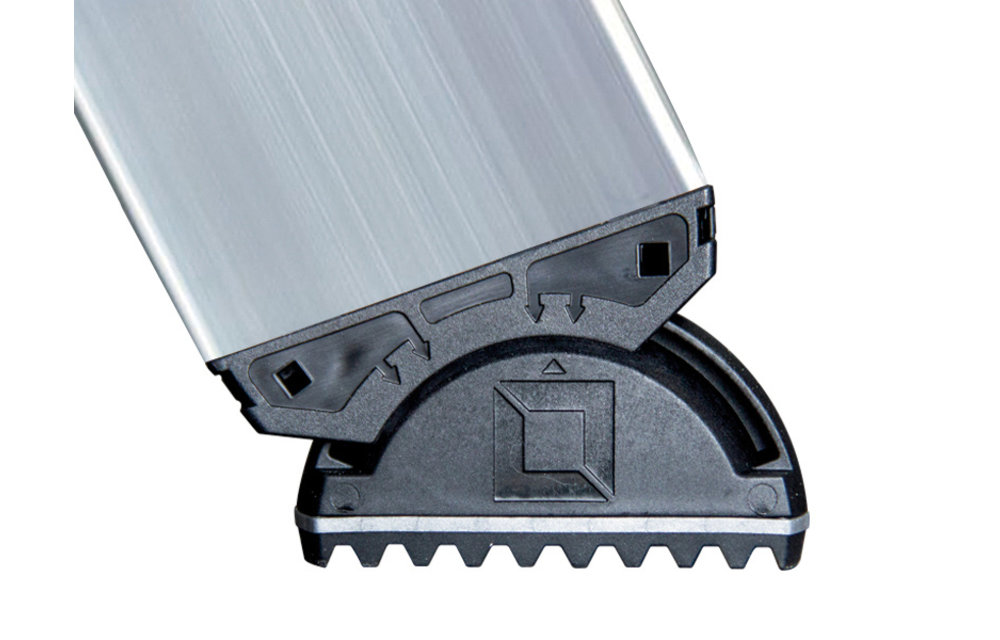 3-delige aluminium opsteekladder, 3x8 sporten