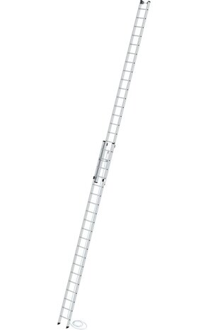 Roossien 2-delige aluminium optrekladder, 2x20 sporten