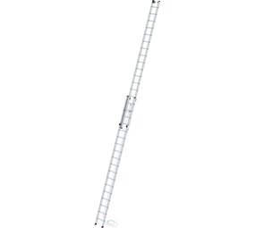 Roossien 2-delige aluminium optrekladder, 2x18 sporten