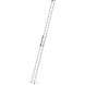 Munk 2-delige aluminium optrekladder, 2x16 sporten Munk 2-delige aluminium optrekladder, 2x16 sporten