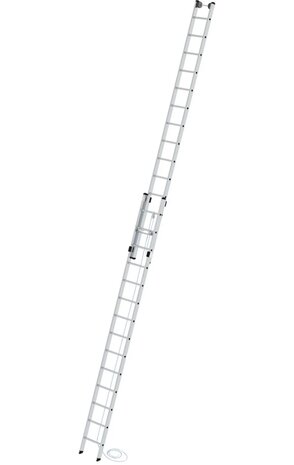 Munk 2-delige aluminium optrekladder, 2x14 sporten Munk 2-delige aluminium optrekladder, 2x14 sporten