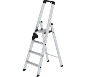 Roossien Aluminium industrietrap, 4 treden