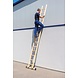 Munk Houten enkele ladder, 14 sporten met stabilisatiebalk Munk Houten enkele ladder, 14 sporten met stabilisatiebalk