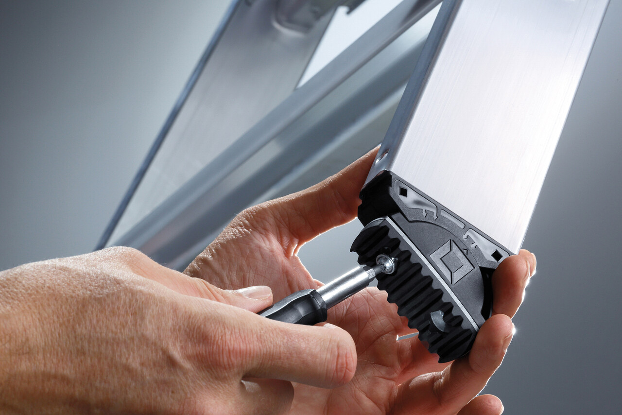 Roossien Aluminium enkele trap, 16 treden