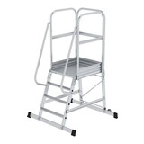 Munk Bordestrap met wielen, 4 treden