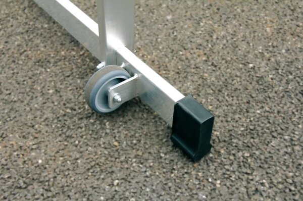 Munk Bordestrap met wielen, 4 treden Munk Bordestrap met wielen, 4 treden