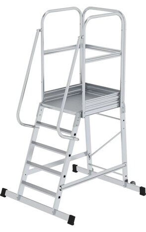 Roossien Bordestrap, verrijdbaar, 5 treden