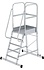 Bordestrap met wielen, 5 treden Bordestrap met wielen, 5 treden