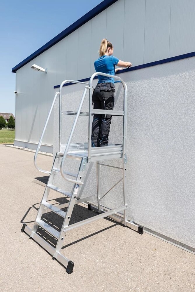 Roossien Bordestrap, verrijdbaar, 8 treden