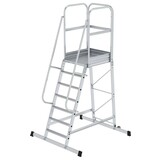 Munk Bordestrap met wielen, 7 treden Munk Bordestrap met wielen, 7 treden