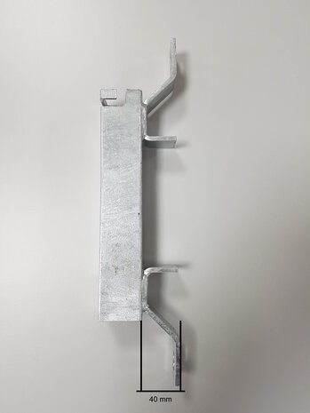 Roossien Insteekhuls voor instaphulp, staalverzinkt Roossien Insteekhuls voor instaphulp, staalverzinkt