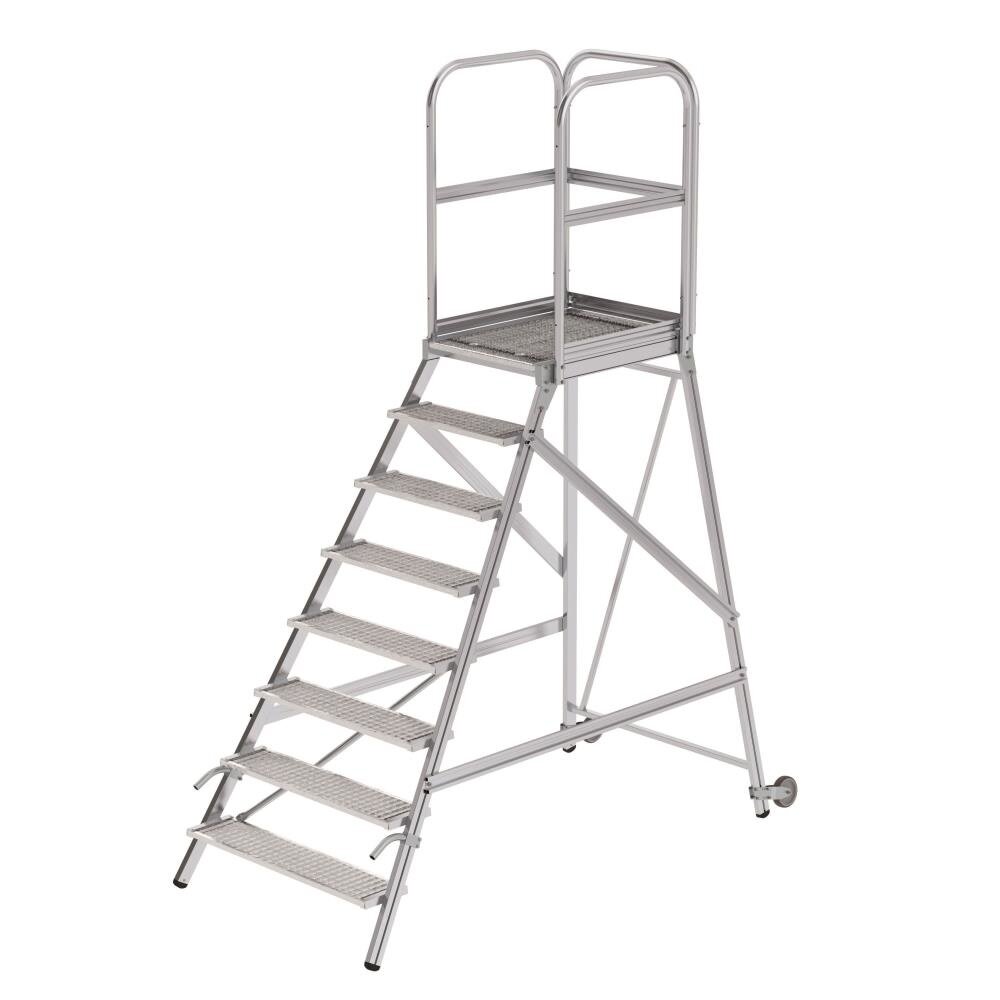 Roossien Bordestrap, 8 stalen treden en handgrepen