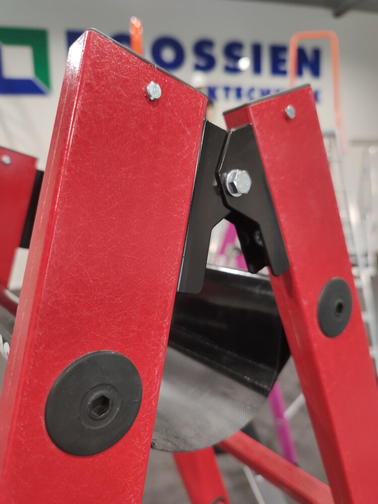 Roossien Volkunststof dubbele ladder, 2x5 sporten