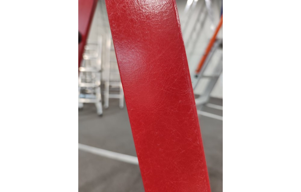 Kunststof dubbele ladder, 2x14 sporten