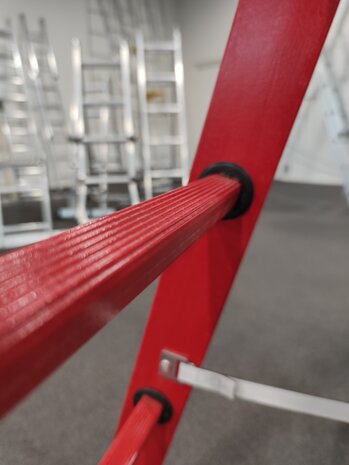 Munk Volkunststof dubbele ladder, 2x12 sporten