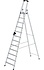 Aluminium industrietrap, 12 treden Aluminium industrietrap, 12 treden