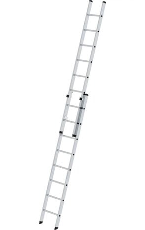 Roossien 2-delige aluminium opsteekladder, 2x8 sporten