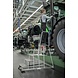Munk Aluminium plateautrap, 4 treden met handleuning Munk Aluminium plateautrap, 4 treden met handleuning