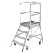 Munk Aluminium bordestrap met 4 stalen treden Munk Aluminium bordestrap met 4 stalen treden