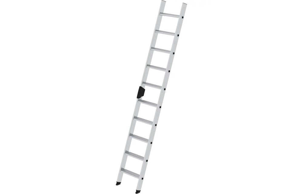 Aluminium enkele trap, 10 treden