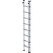 Roossien 2-delige aluminium opsteekladder, 2x8 sporten