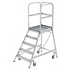Munk Aluminium bordestrap met 5 stalen treden Munk Aluminium bordestrap met 5 stalen treden