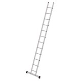 Roossien Aluminium enkele ladder, 12 sporten (350 mm breed) met stabilisatiebalk