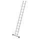 Munk Aluminium enkele ladder, 12 sporten (350 mm breed) met stabilisatiebalk Munk Aluminium enkele ladder, 12 sporten (350 mm breed) met stabilisatiebalk