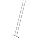 Roossien Aluminium enkele ladder, 14 sporten (350 mm breed) met stabilisatiebalk