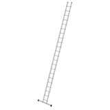 Roossien Aluminium enkele ladder, 22 sporten (350 mm breed) met stabilisatiebalk