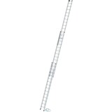 Roossien 3-delige aluminium optrekladder, 3x14 sporten