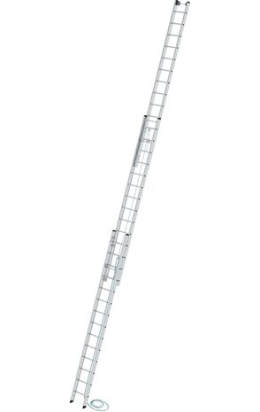 Roossien 3-delige aluminium optrekladder, 3x14 sporten Roossien 3-delige aluminium optrekladder, 3x14 sporten