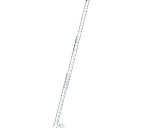 Roossien 3-delige aluminium optrekladder, 3x18 sporten