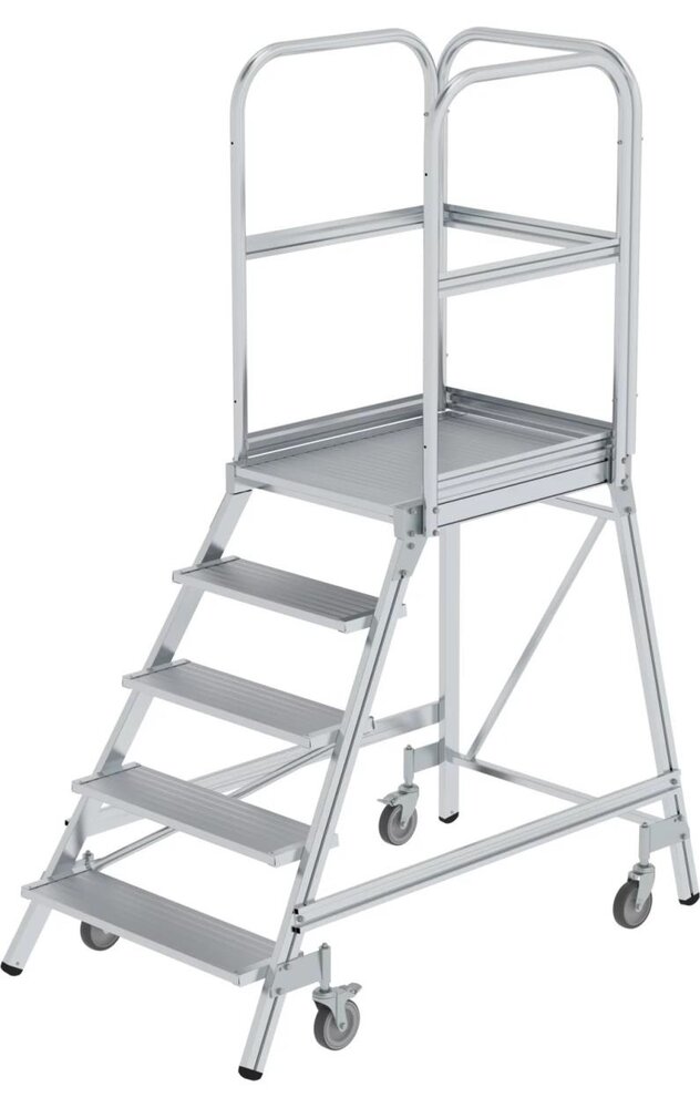 Munk Verrijdbare bordestrap, 5 treden Munk Verrijdbare bordestrap, 5 treden