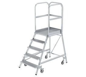 Munk Verrijdbare bordestrap, 5 treden Munk Verrijdbare bordestrap, 5 treden