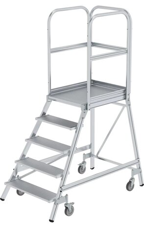 Munk Verrijdbare bordestrap, 5 treden Munk Verrijdbare bordestrap, 5 treden