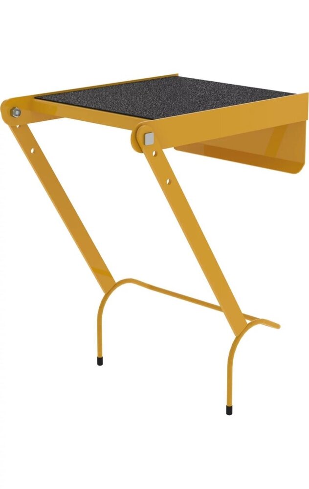 Roossien Ladderbankje (RAL 1021) met anti-slip R13