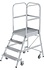 Verrijdbare bordestrap, 4 treden Verrijdbare bordestrap, 4 treden