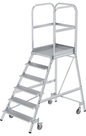 Munk Verrijdbare bordestrap, 6 treden Munk Verrijdbare bordestrap, 6 treden