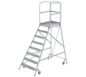 Munk Verrijdbare bordestrap, 8 treden Munk Verrijdbare bordestrap, 8 treden