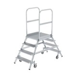 Roossien Aluminium dubbele bordestrap, 2x4 treden