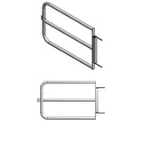 Munk Zelfsluitende deur voor kooiladder