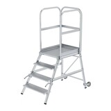 Munk Bordestrap met handgrepen, 4 treden