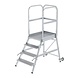 Roossien Bordestrap met handgrepen, 4 treden