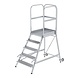 Roossien Bordestrap met handgrepen, 5 treden