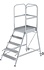 Bordestrap met handgrepen, 5 treden Bordestrap met handgrepen, 5 treden