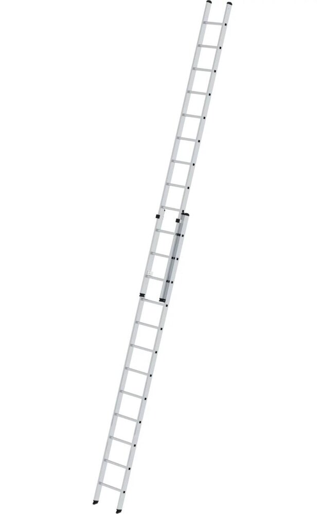 Roossien 2-delige aluminium opsteekladder, 2x12 sporten