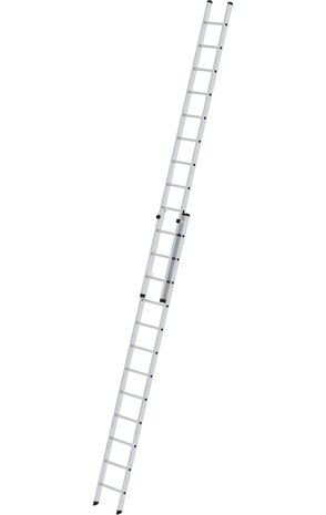 Roossien 2-delige aluminium opsteekladder, 2x12 sporten